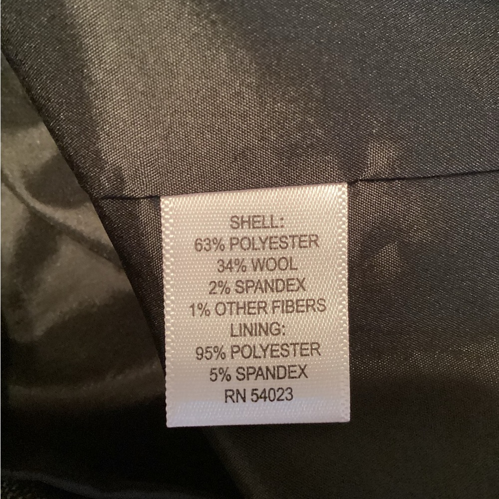 Banana Republic Gray Women's Skirt, gathered wrap look & tie,kick pleat,lined, 8 - Picture 11 of 11